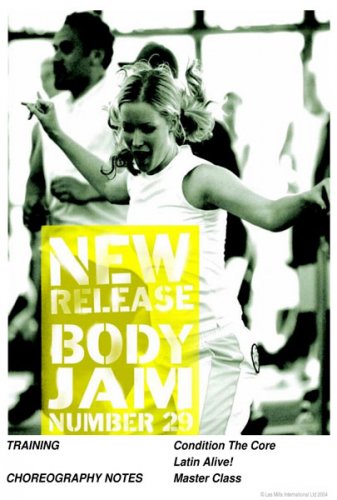 LesMills Routines BODY JAM 29 DVD + CD + NOTES