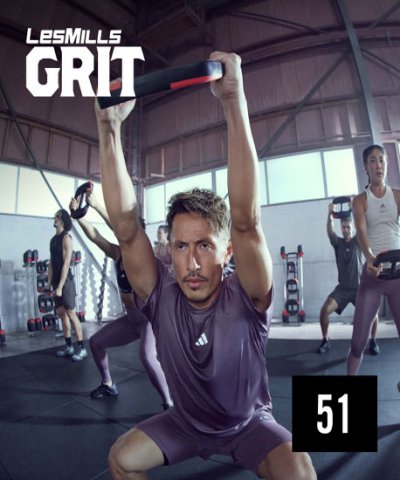 Hot Sale 2025 Q1 Les Mills GRIT Strength 51 VIDEO+MUSIC+NOTES