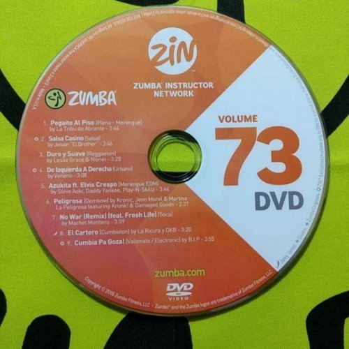 [Hot Sale]2018 New dance courses ZIN ZUMBA 73 HD DVD+CD