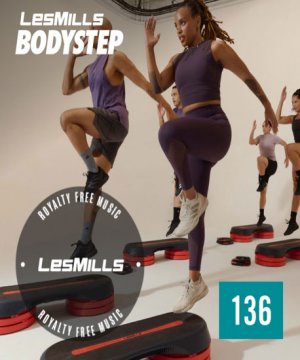 Hot Sale 2024 Q3 LesMills BODY STEP 136 VIDEO+MUSIC+NOTES