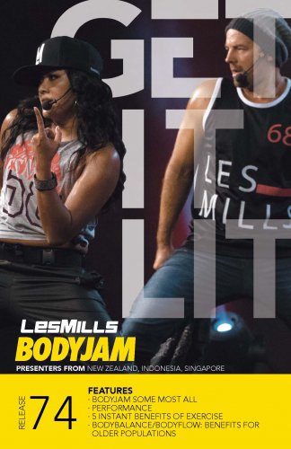 LesMills Routines BODY JAM 74 DVD + CD + NOTES