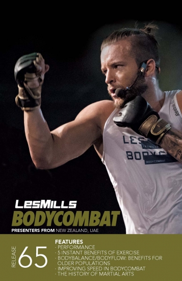 Les Mills BODY COMBAT 65 Complete DVD, CD and Notes - Click Image to Close