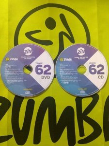 [Hot Sale]2018 New dance courses ZIN ZUMBA 62 HD DVD+CD