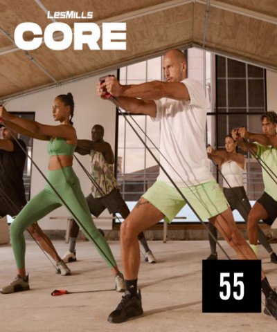 Hot Sale 2024 Q3 Les Mills CORE 55 New VIDEO+MUSIC+NOTES