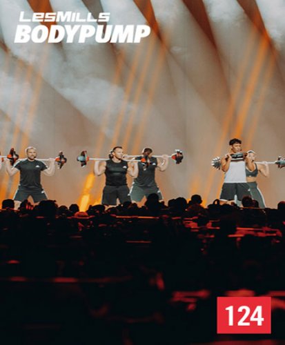 Hot Sale 2023 Q1 LesMills BODY PUMP 124 Release DVD,CD&Notes