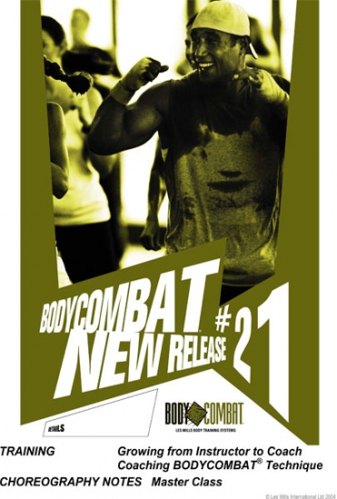 Les Mills BODY COMBAT 21 Complete DVD, CD and Notes - Click Image to Close