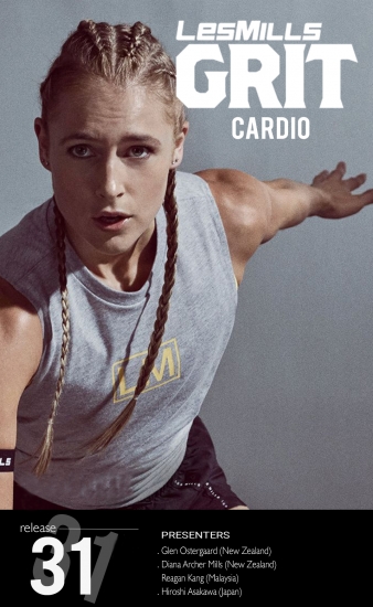 Les Mills GRIT Cardio 31 New Release CA31 DVD, CD & Notes - Click Image to Close