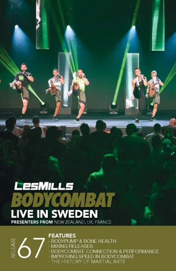 Les Mills BODY COMBAT 67 Complete DVD, CD and Notes - Click Image to Close