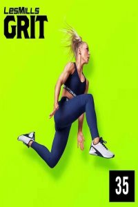 [Hot Sale]2021 Q1 Les Mills GRIT ATHLETIC 35 New DVD, CD,Notes