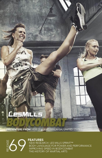 Les Mills BODY COMBAT 69 Complete DVD, CD and Notes - Click Image to Close