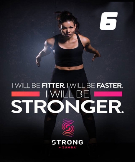 [Hot Sale] 2018 New Course Strong By Zumba Vol.06 HD DVD+CD - Click Image to Close