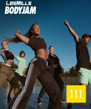 Hot sale 2025 Q1 Les Mills Body Jam 111 VIDEO+MUSIC+NOTES