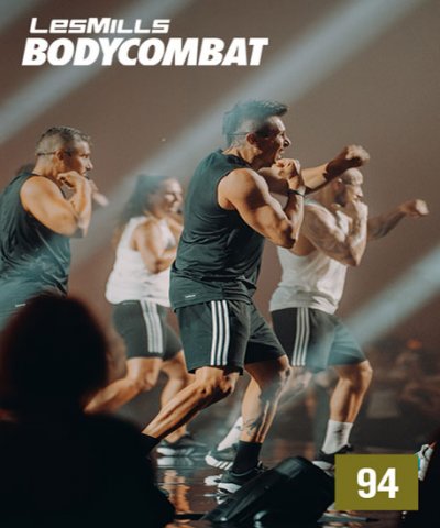 Hot sale 2023 Q1 Les Mills BODY COMBAT 94 DVD,CD,Notes