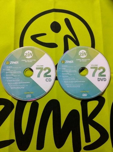 [Hot Sale]2018 New dance courses ZIN ZUMBA 72 HD DVD+CD