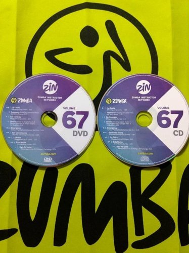 [Hot Sale]2018 New dance courses ZIN ZUMBA 67 HD DVD+CD