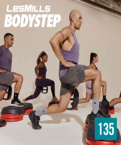 Hot Sale 2024 Q2 LesMills BODY STEP 135 VIDEO+MUSIC+NOTES