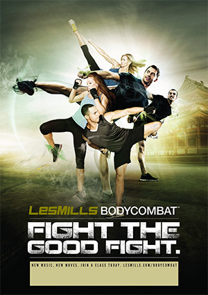 Les Mills BODY COMBAT 56 Complete DVD, CD and Notes