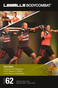 Les Mills BODY COMBAT 62 Complete DVD, CD and Notes - Click Image to Close