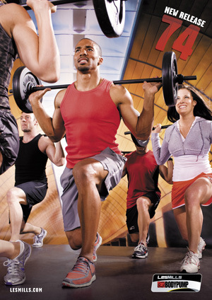 Les Mills Bodypump 74 DVD, CD, Notes Body Pump